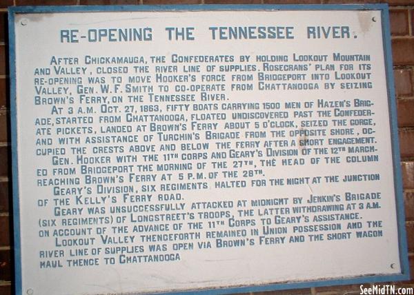 Reopening the Tennessee River