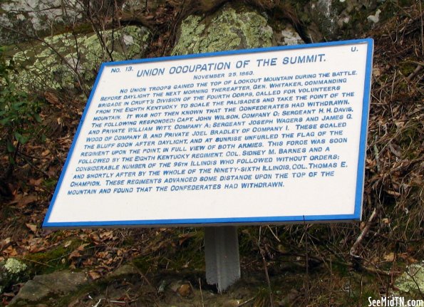 Union Occupation of the Summit