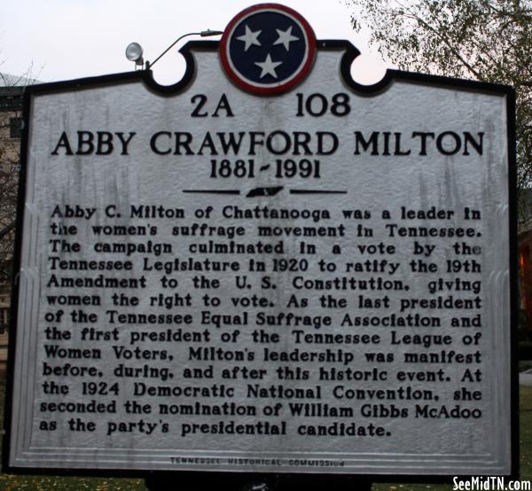 Abby Crawford Milton 1881-1991