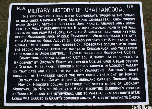 Military History of Chattanooga