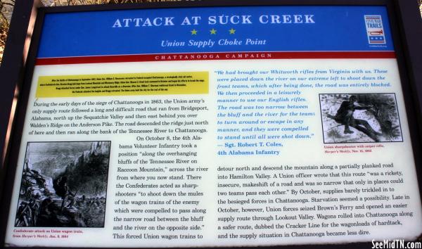 Attack at Suck Creek