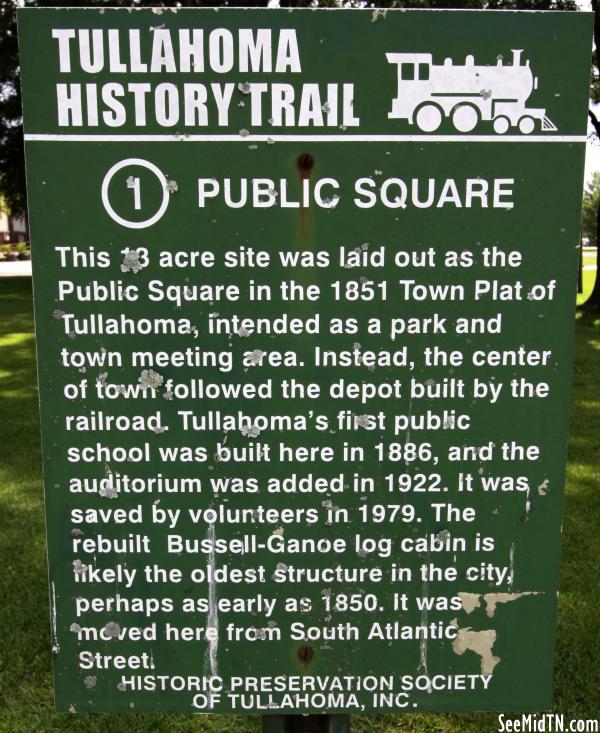 Coffee: Tullahoma History Trail 1 Public Square