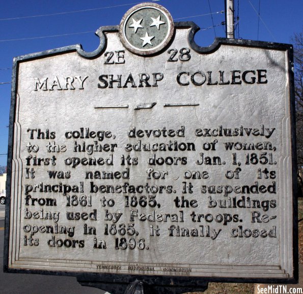 Franklin: Mary Sharp College