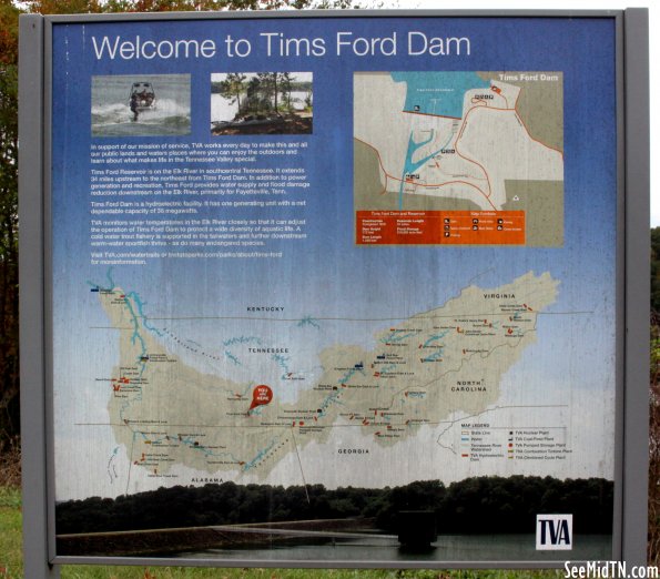 Franklin: Welcome to Tims Ford Dam