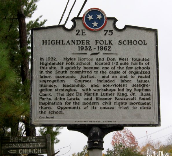 Grundy: Highlander Folk School 1932-1962 (Side A)