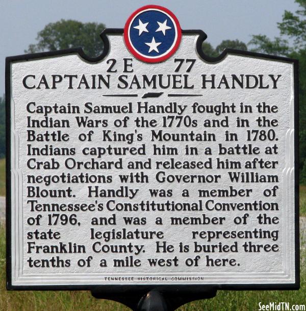 Franklin: Captain Samuel Handly