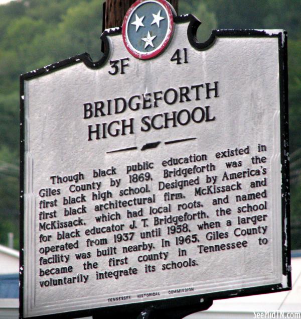 Giles: Bridgeforth High School