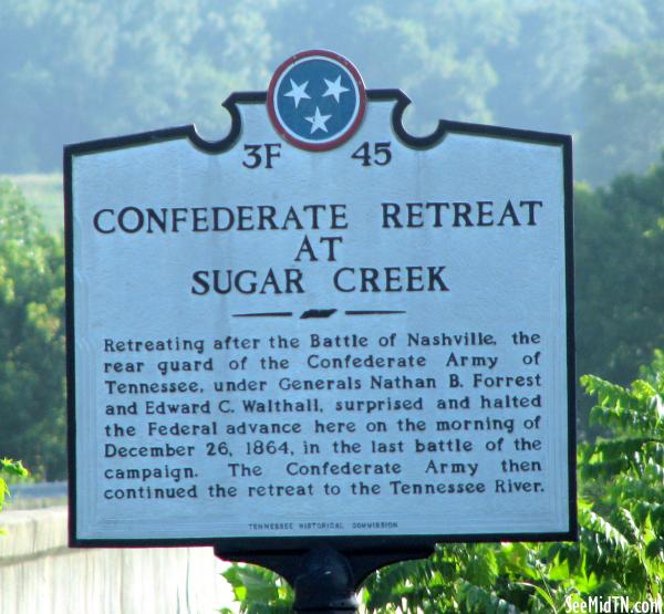 Giles: Confederate Retreat at Sugar Creek