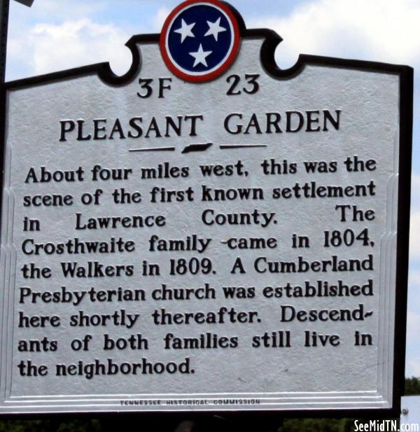 Lawrence: Pleasant Garden