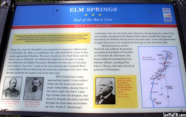 Maury: Elm Springs - End of the Burn Line