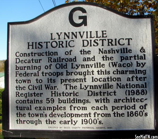 Giles: Lynnville Historic District