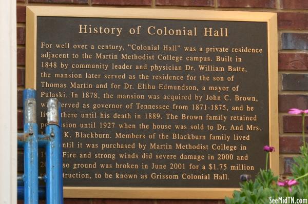 Giles: Colonial Hall