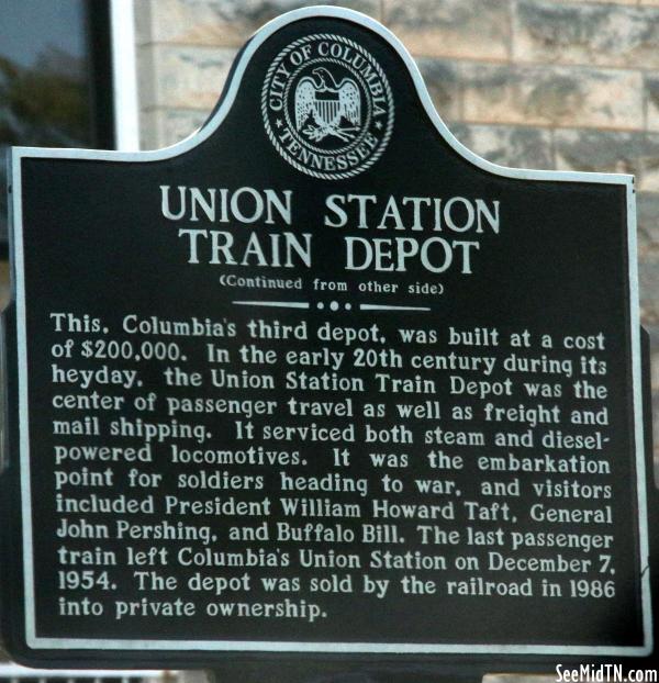Maury: Union Station Train Depot (Side 2)