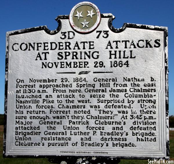 Maury: Confederate Attacks at Spring Hill | November 29, 1864