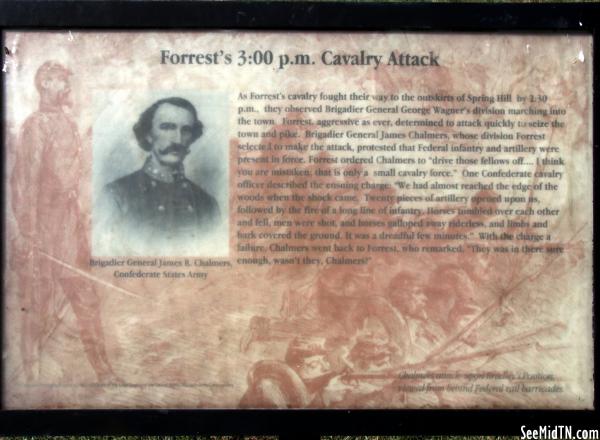 Maury: Spring Hill | Forrest's 3:00 p.m. Cavalry Attack