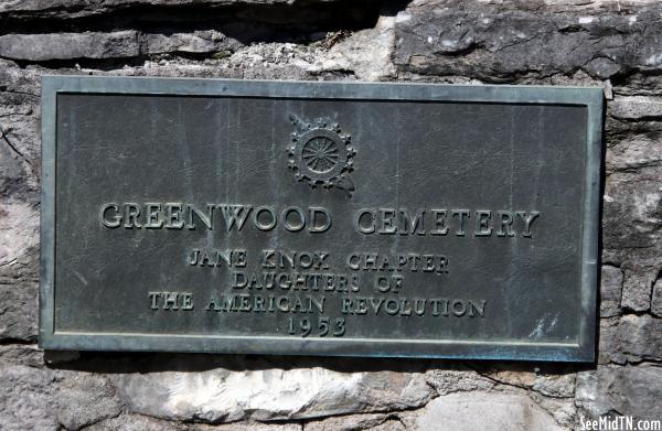 Maury: Greenwood Cemetery D.A.R.