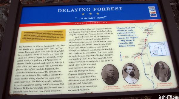 Maury: Delaying Forrest