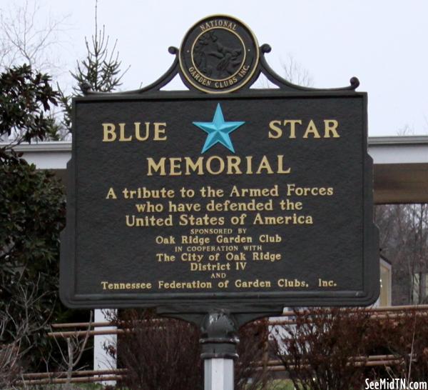 Anderson: Blue Star Memorial (Oak Ridge)