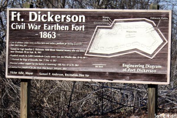 Knox: Ft. Dickerson Civil War Earthen Fort