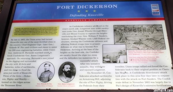 Knox: Fort Dickerson - Defending Knoxville