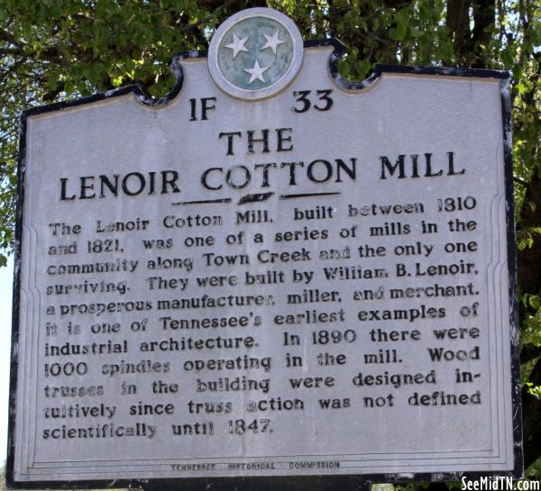 Loudon: Lenoir Cotton Mill