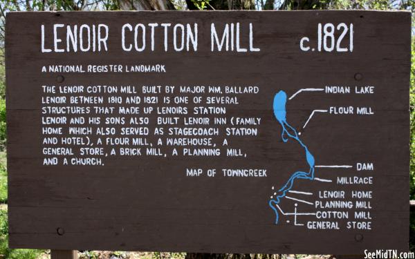 Loudon: Lenoir Cotton Mill c.1821