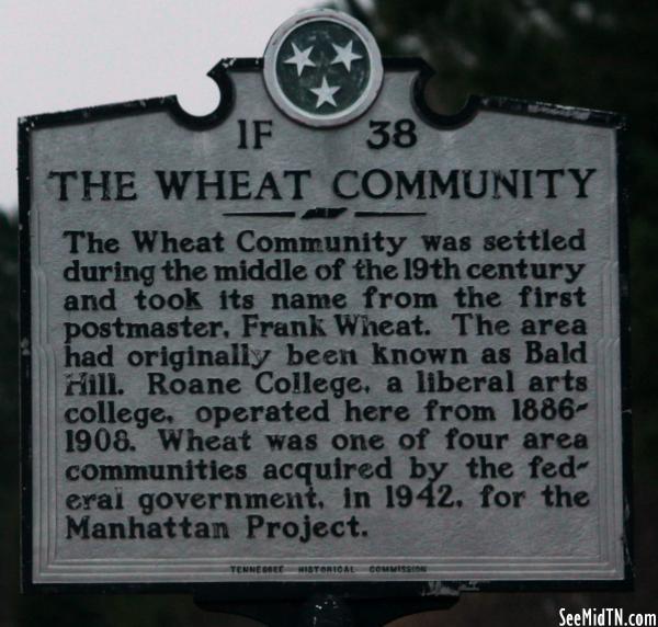 Roane: Wheat Community, The