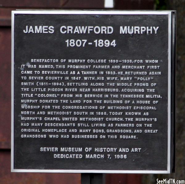 Sevier: James Crawford Murphy 1807-1894