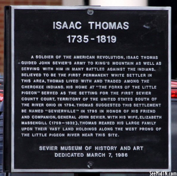 Sevier: Isaac Thomas