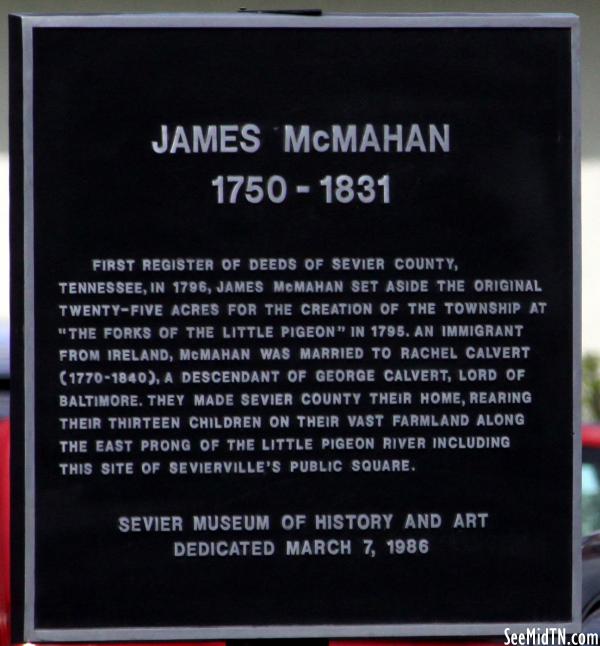 Sevier: James McMahan 1750-1831