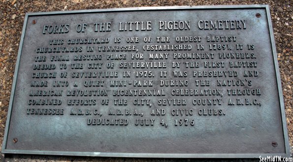 Sevier: Forks of the Little Pigeon Cemetery