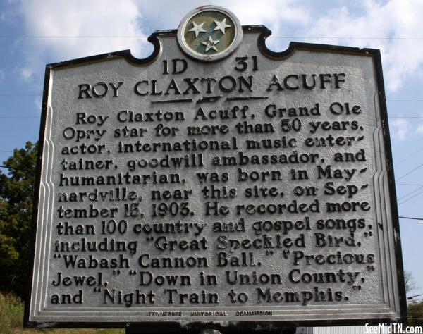Union: Roy Claxton Acuff