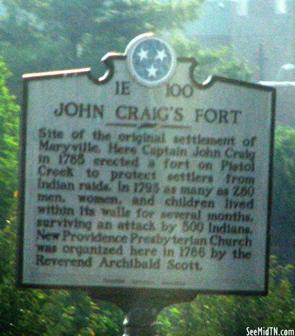 Blount: John Craig's Fort