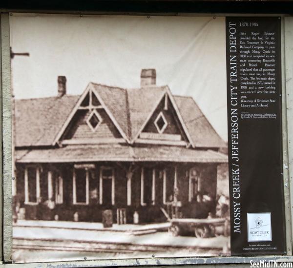 Jefferson: Mossy Creek: Jefferson City Train Depot