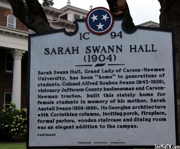 Jefferson: Sarah Swann Hall (1904) (Side 1)