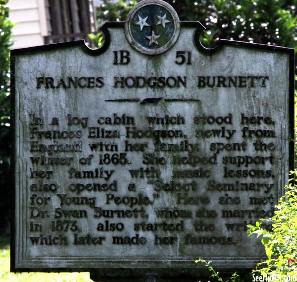 Jefferson: Frances Hodgson Burnett