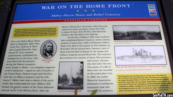Knox: War on the Home Front - Mabry-Hazen House and Bethel Community