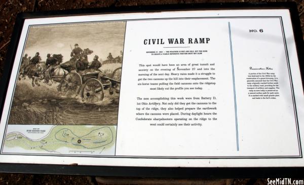 Knox: High Ground Park No. 6: Civil War Ramp