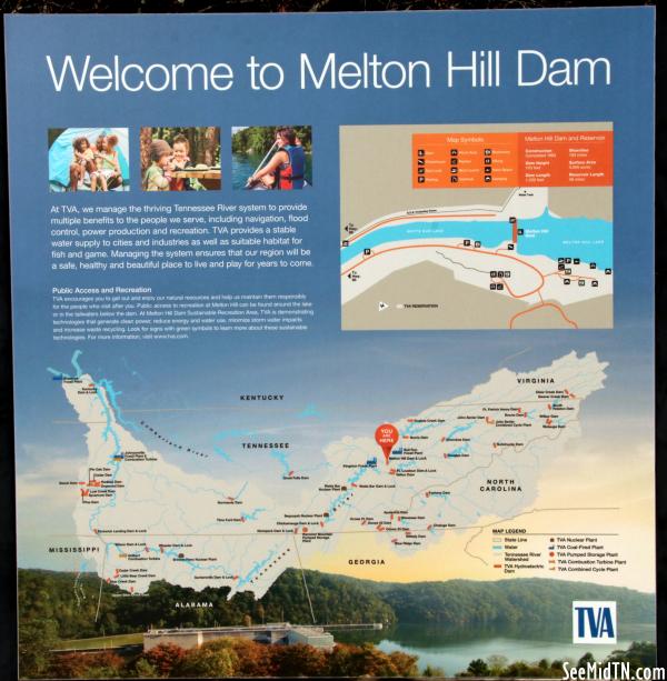Loudon: Melton Hill Dam, Welcome to