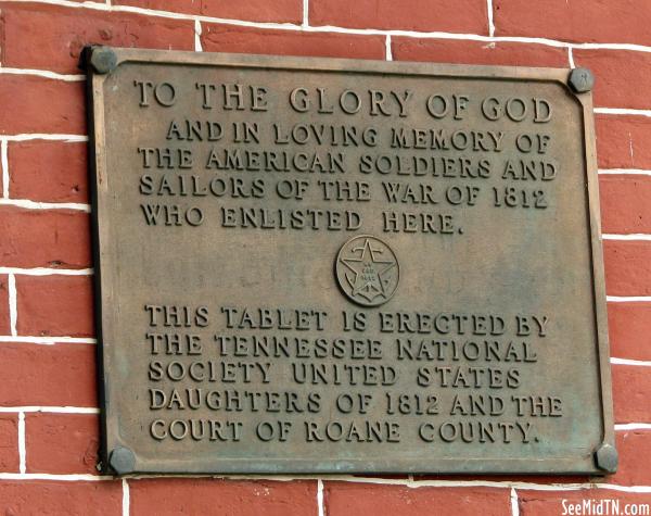 Roane: War of 1812 Soldiers Memorial