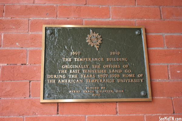 Roane: The Temperance Building