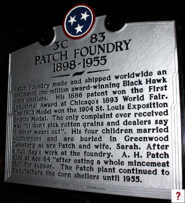 Patch Foundry 1898-1955