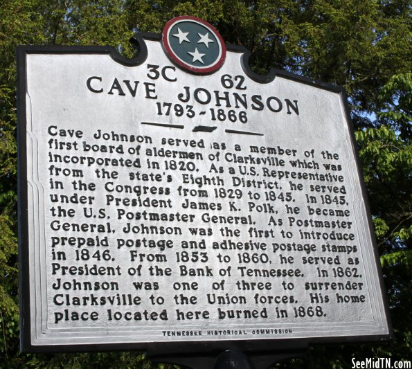 Cave Johnson 1793-1866