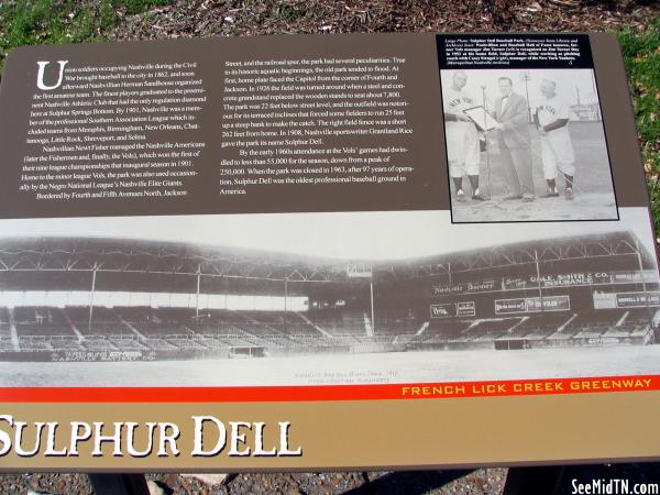 Sulphur Dell baseball stadium