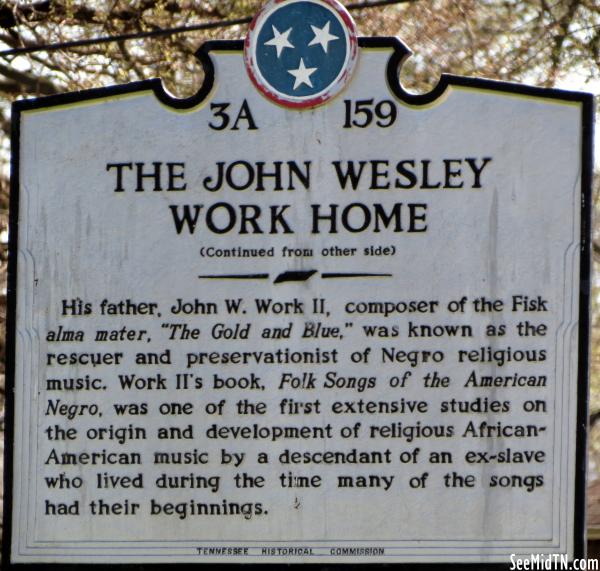 John Wesley Work Home sideB