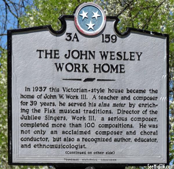 John Wesley Work Home sideA