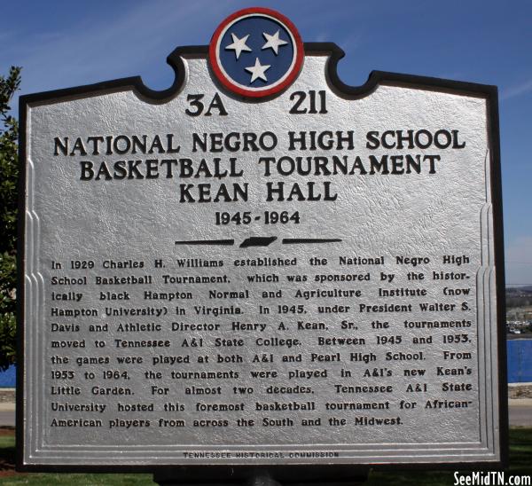 National Negro High School Basketball Tournament Kean Hall