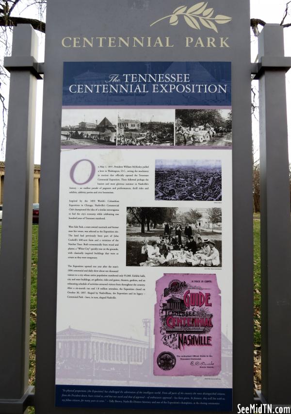 Centennial Park: Tennessee Centennial Exposition