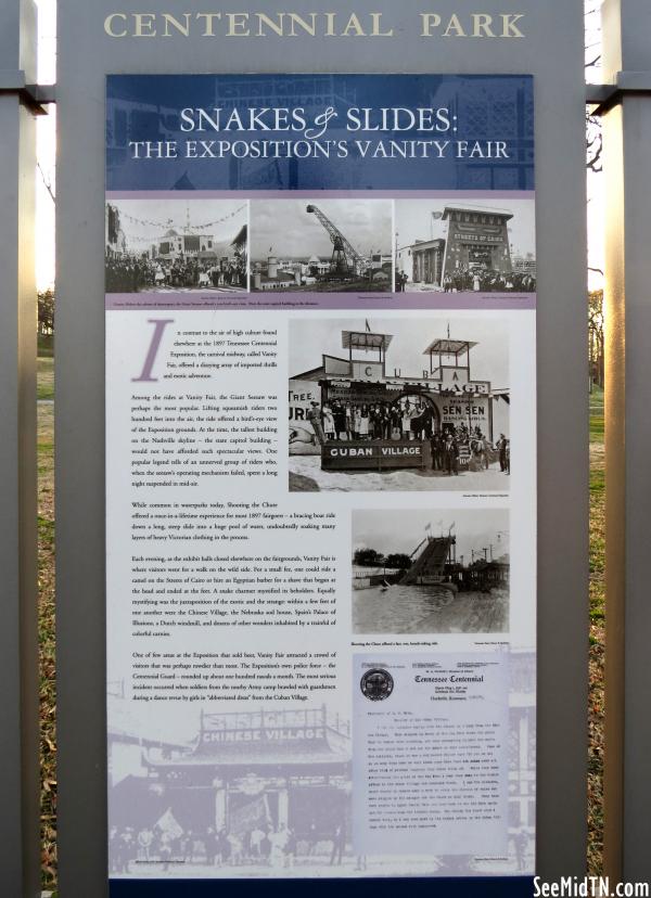 Centennial Park: Snakes &amp; Slides - The Exposition's Vanity Fair
