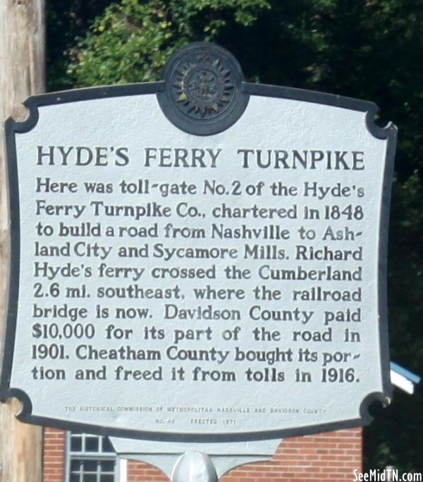 Hyde's Ferry Turnpike